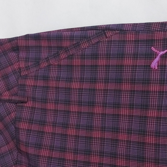 Puma plaid shorts - sz 14 - Picture 2 of 10